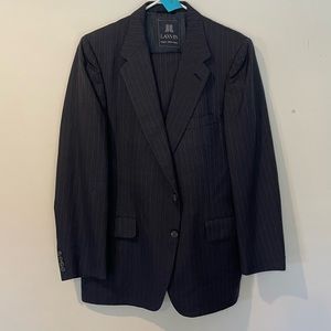 Men' Lavin Suite Set - Navy Pin Strip